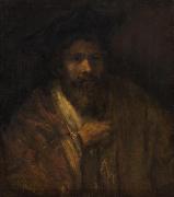 Bartiger Mann Rembrandt